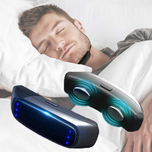 (⚠️احذروا التقليد)لمنع الشخير أثناء النوم بالنبضات الكهرومغناطيسية SnoreStopper™